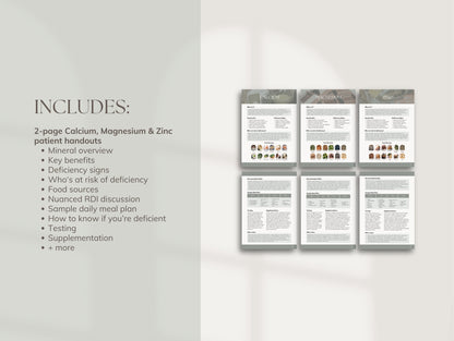 Canva template handouts