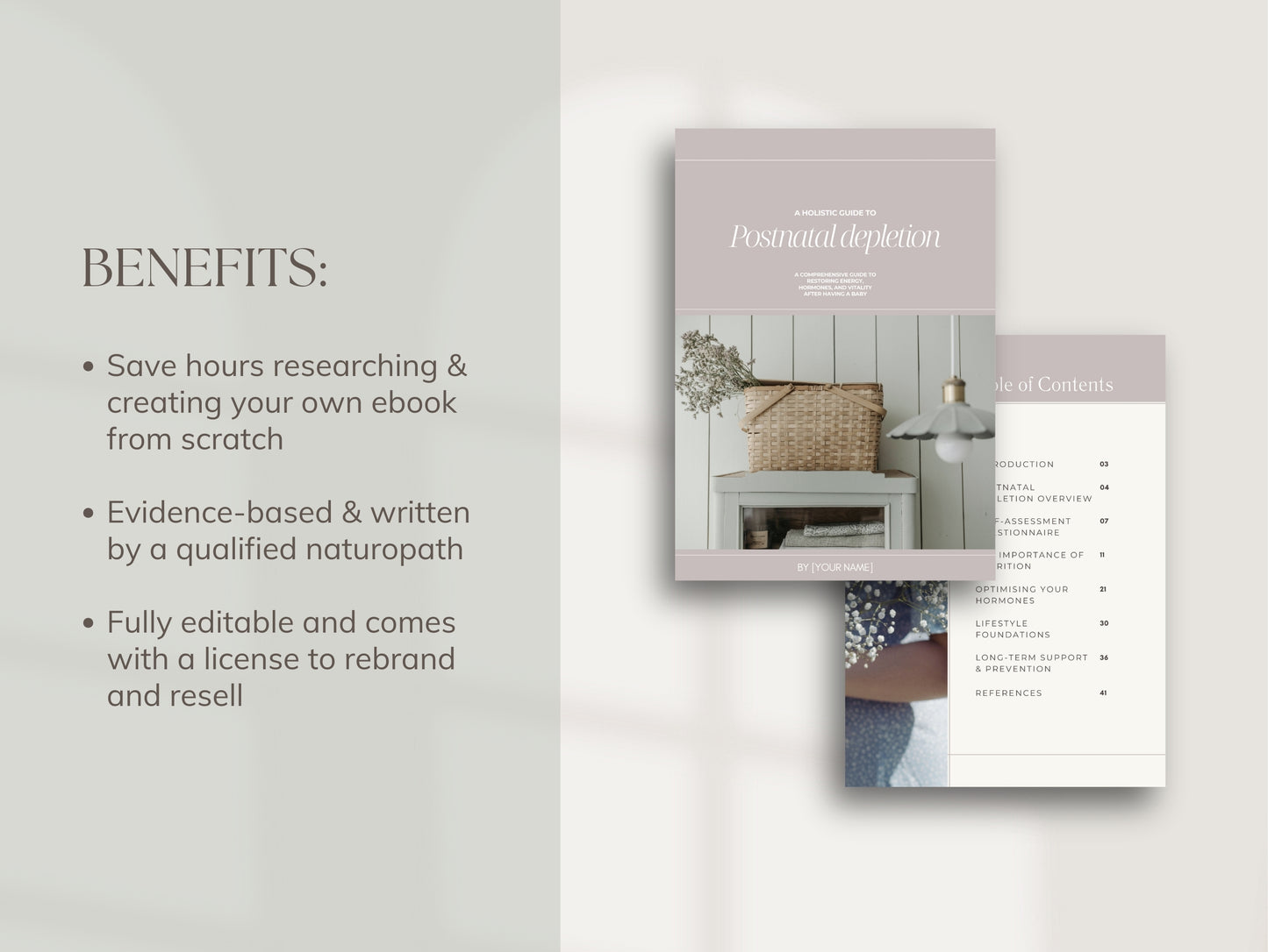Postnatal Depletion Ebook