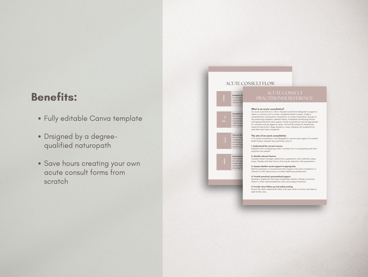 Acute Consult Forms