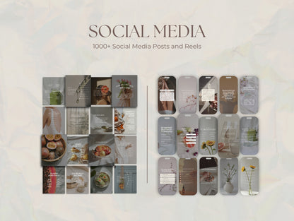 Nutrition instagram posts canva