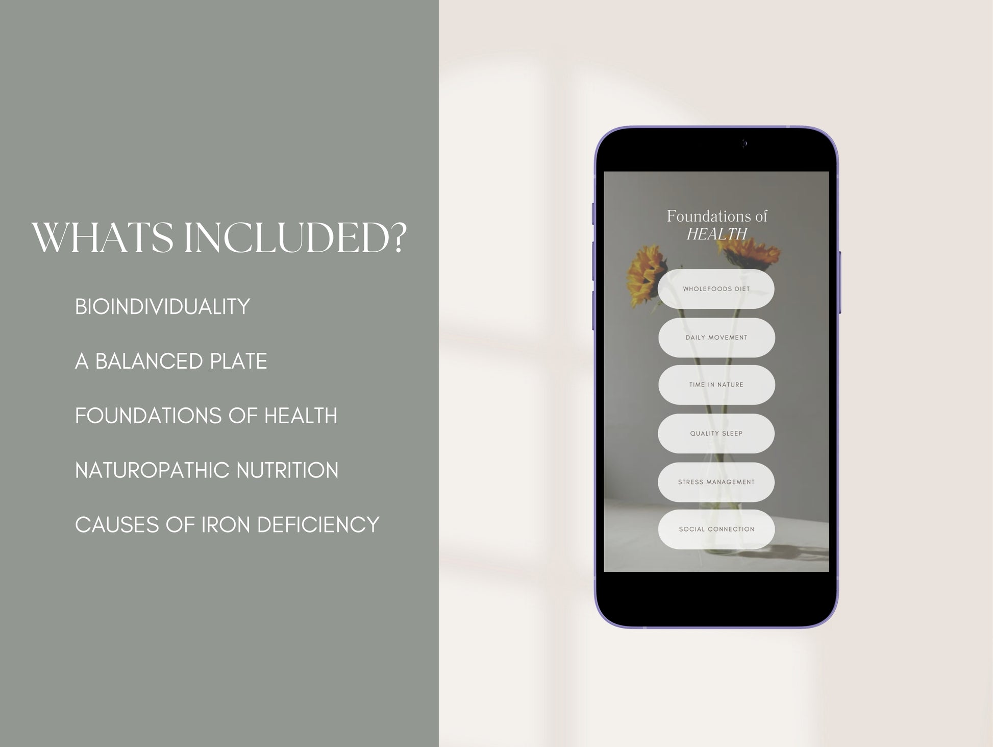 Canva Instagram reels on holistic nutrition