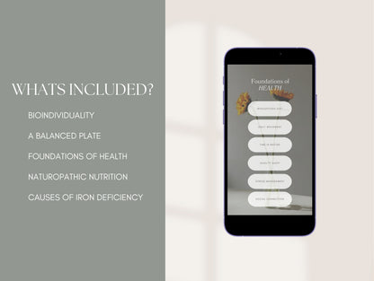 Canva Instagram reels on holistic nutrition