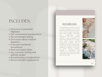 Postnatal Depletion Ebook