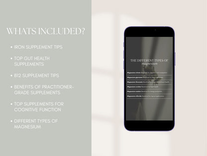 Done-for-you nutritional supplement content reels
