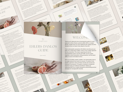 Done-for-you EDS info guide Canva for functional medicine