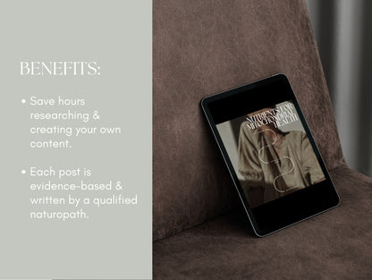 Functional medicine Canva Instagram posts for menopause