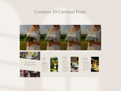 Fertility Instagram Canva Templates