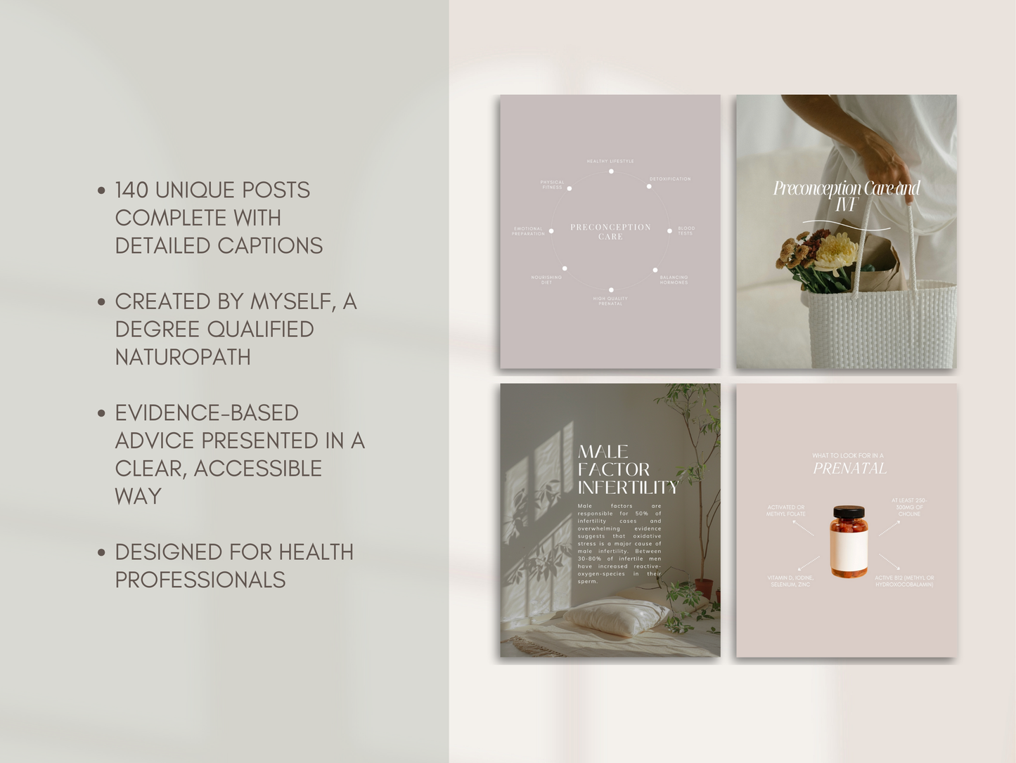 Fertility Instagram Canva Templates