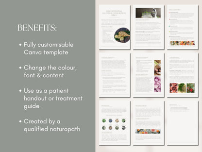 PLR SIBO patient booklet for passive income and client education