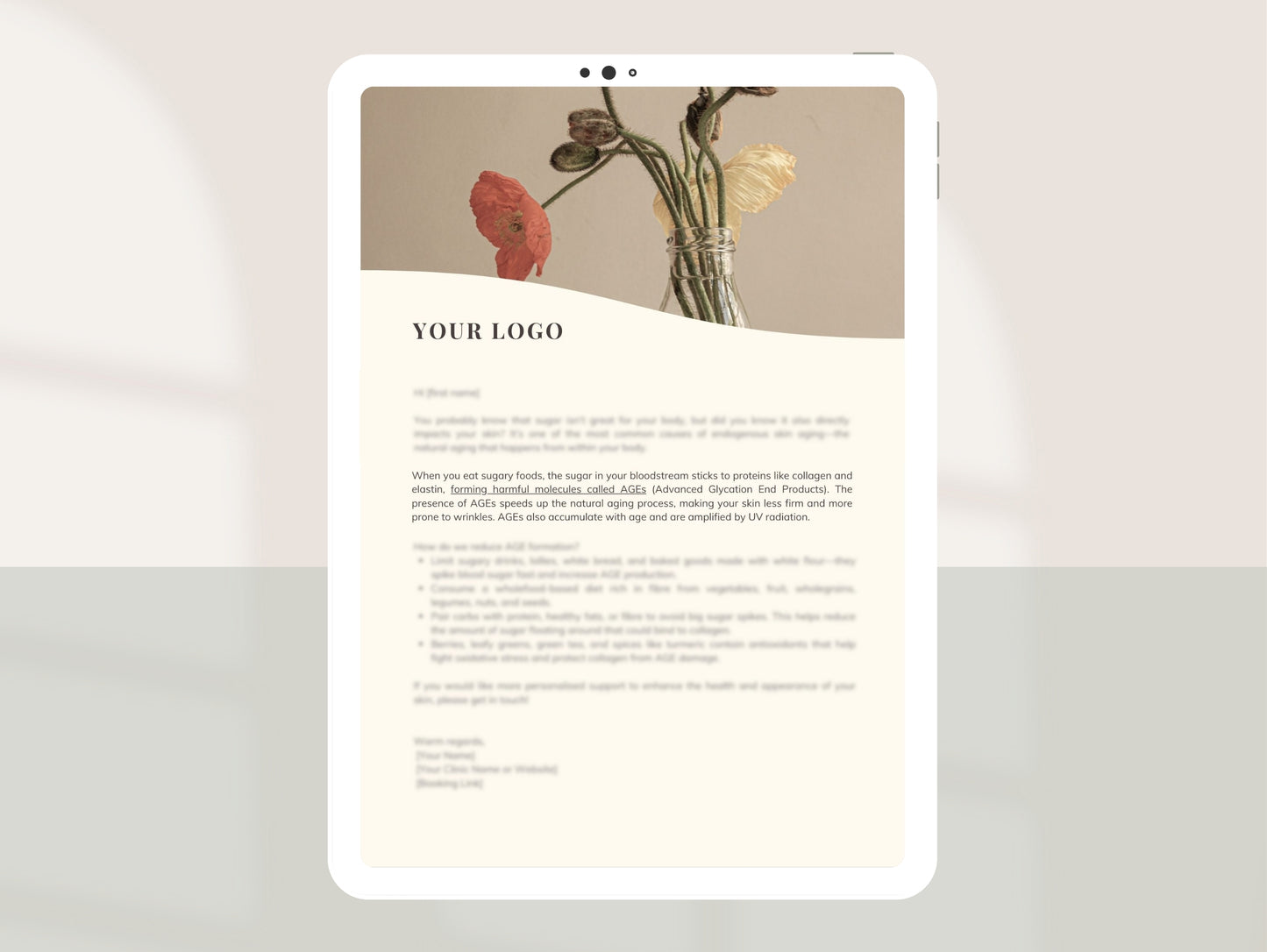 Nutrition & Skin Emails (12)
