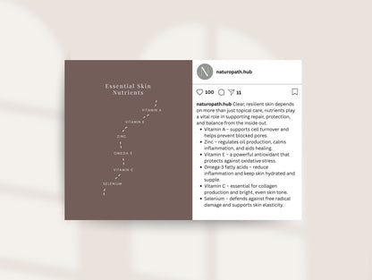 Skin Instagram Canva Templates