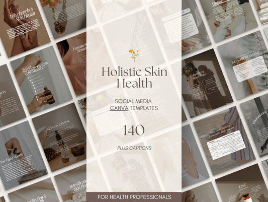Skin Instagram Canva Templates - Aesthetic