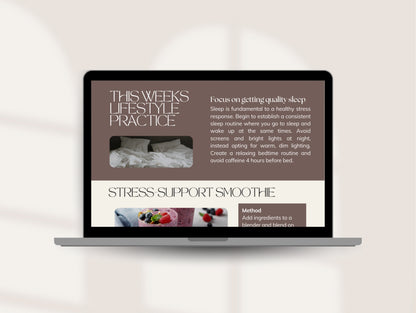 Stress and adrenal support email content for naturopathic marketing