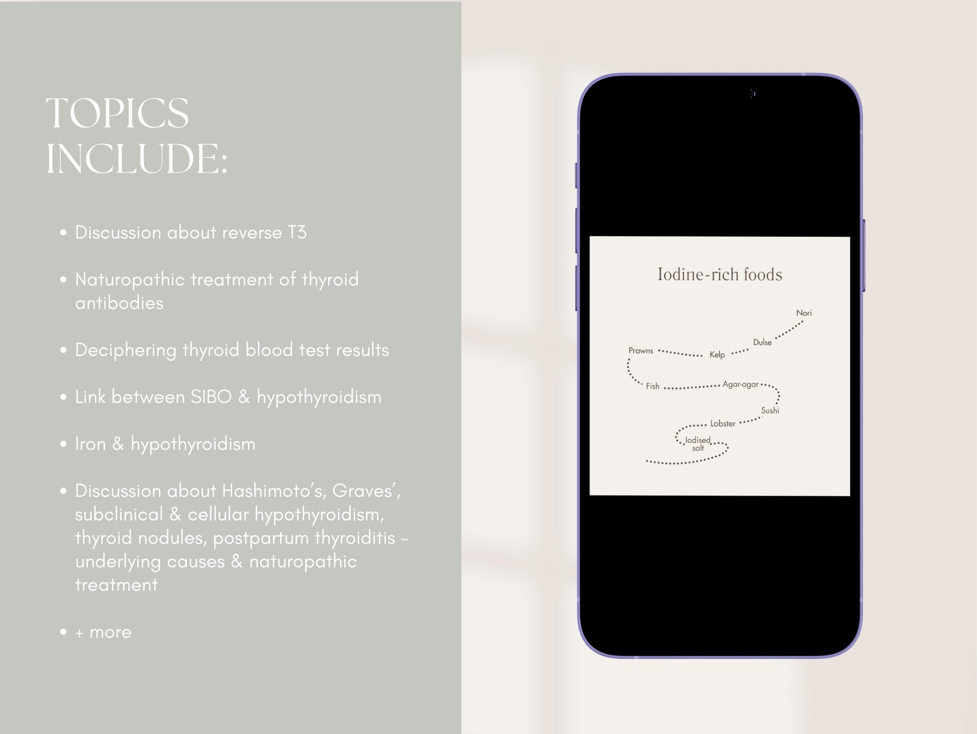 Graves’ disease Instagram Canva post templates for NDs and nutritionists