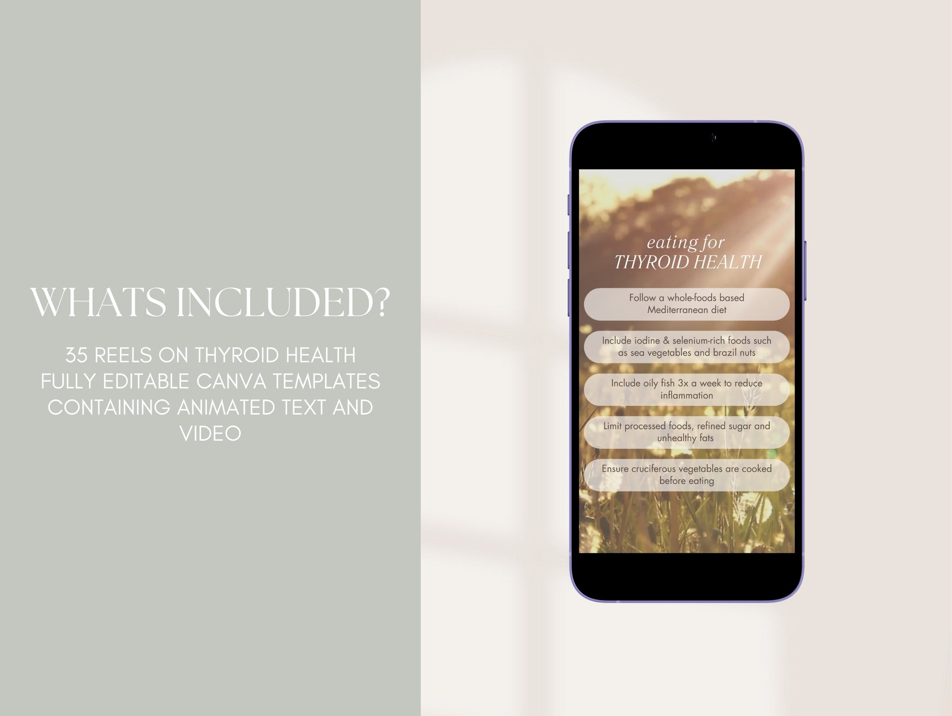 Thyroid hormone health Instagram reels for nutritionists and herbalists