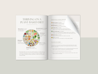 Plant-based patient booklet for naturopaths and functional medicine practitioners