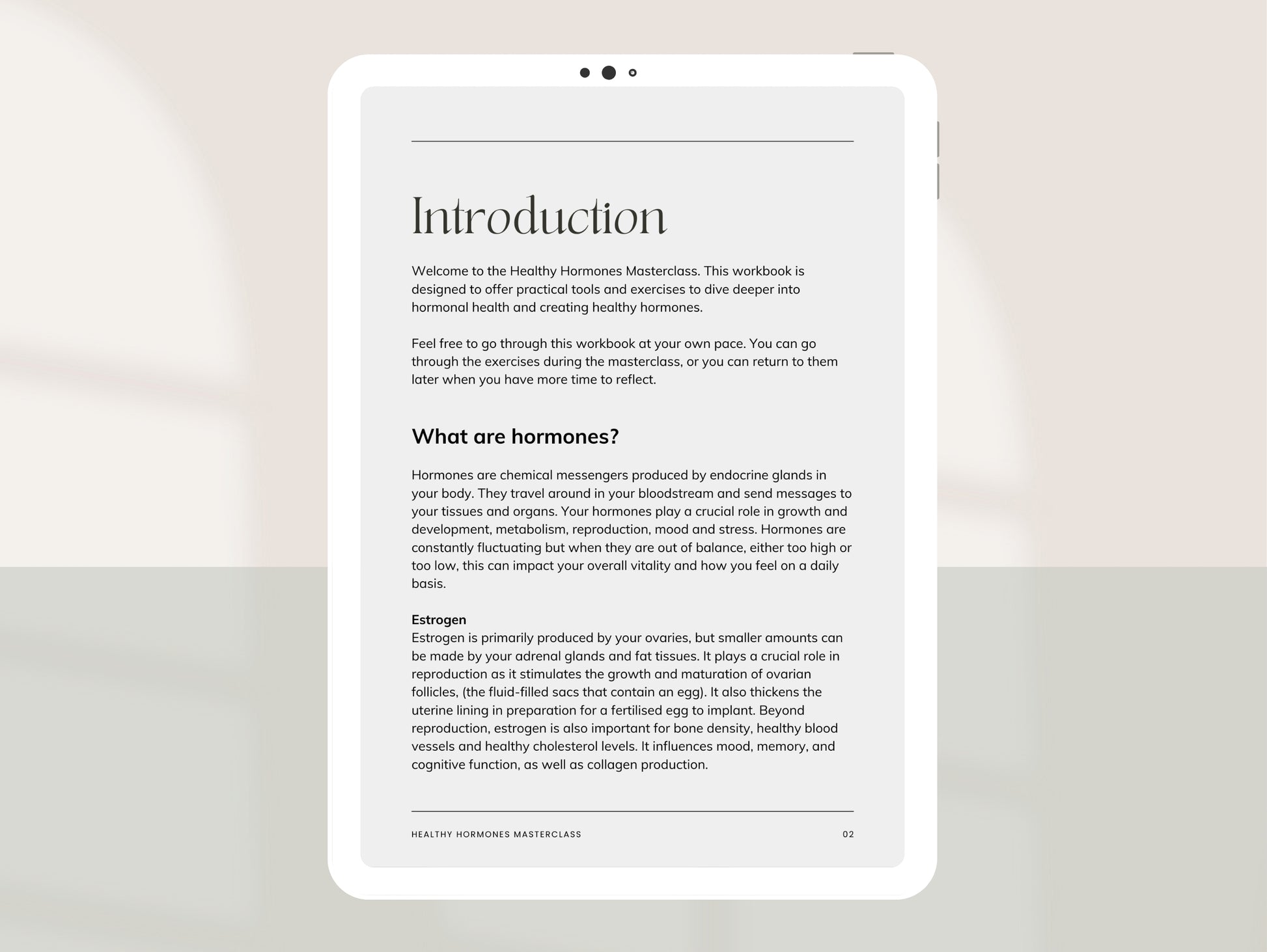 Client-ready hormone health masterclass for naturopaths, dietitians, and herbalists