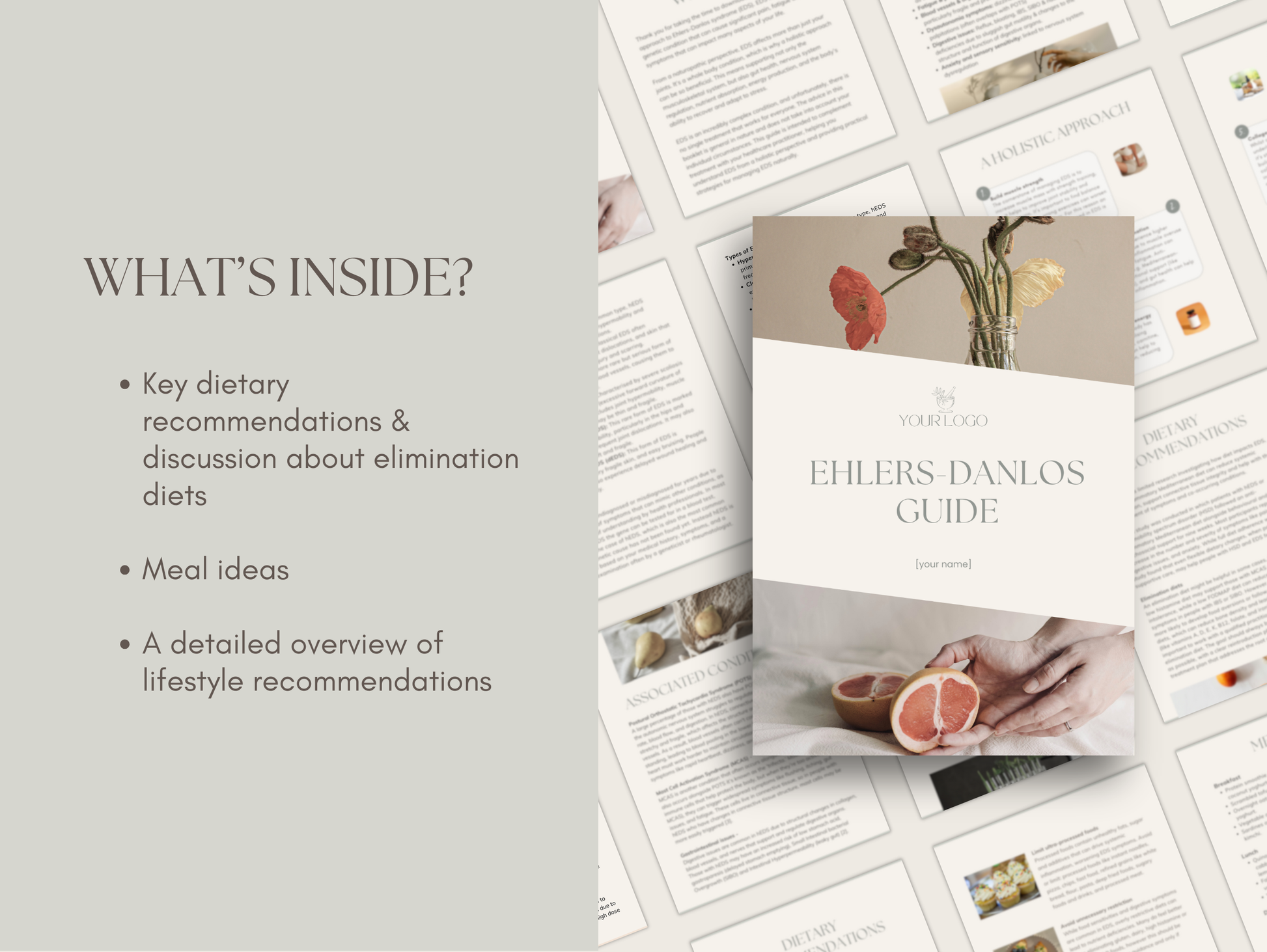 Canva template for EDS support booklet ND