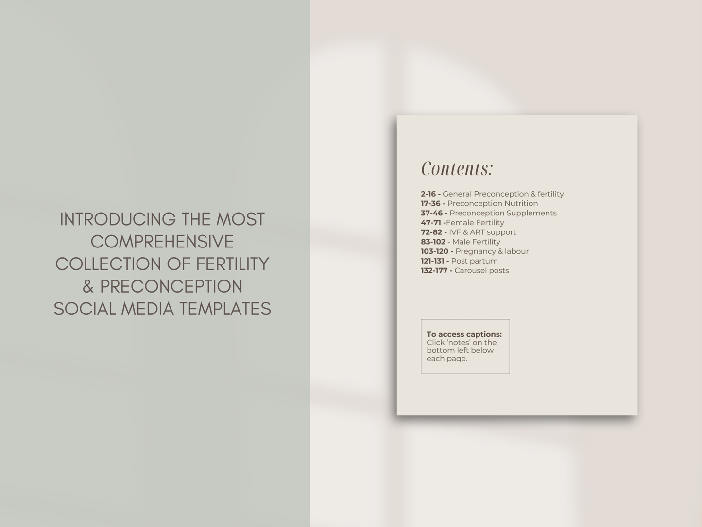 Fertility Instagram Canva Templates
