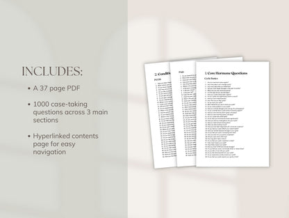1000 Hormone Questions - PDF