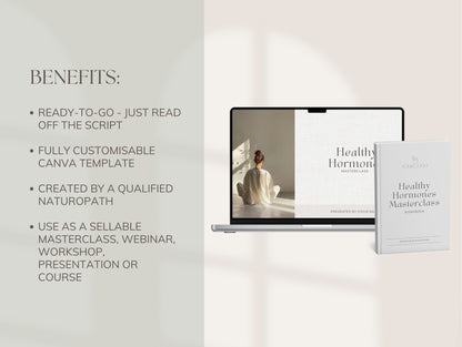Editable hormone balancing masterclass for NDs, nutritionists, and dietitians