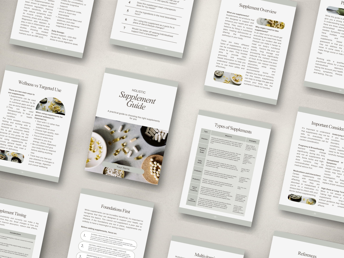 Supplement Booklet