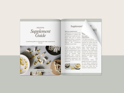 Supplement Booklet